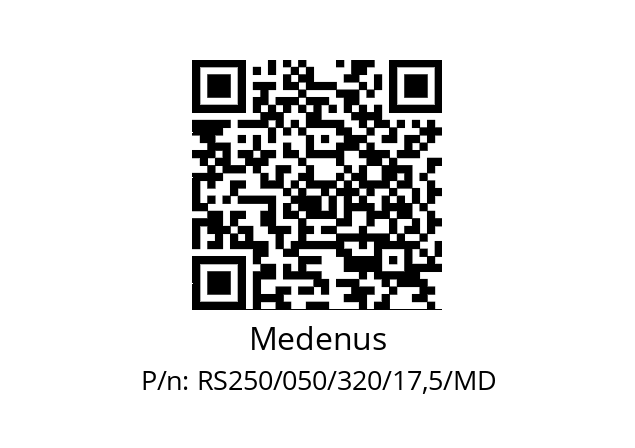   Medenus RS250/050/320/17,5/MD