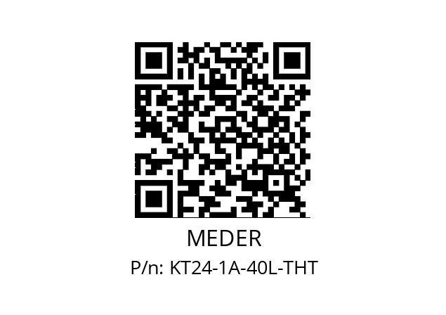   MEDER KT24-1A-40L-THT