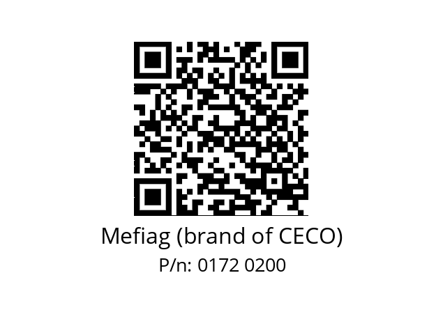   Mefiag (brand of CECO) 0172 0200