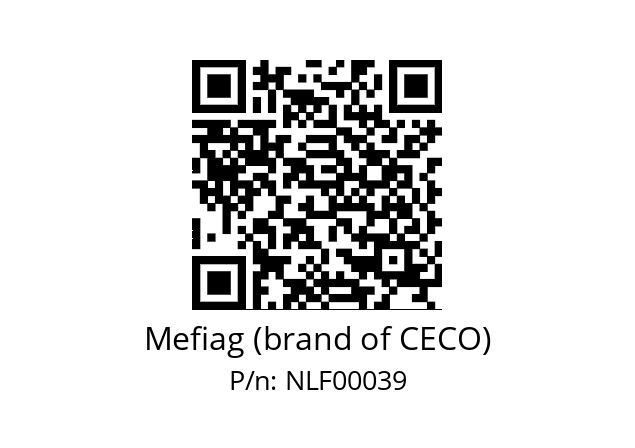   Mefiag (brand of CECO) NLF00039