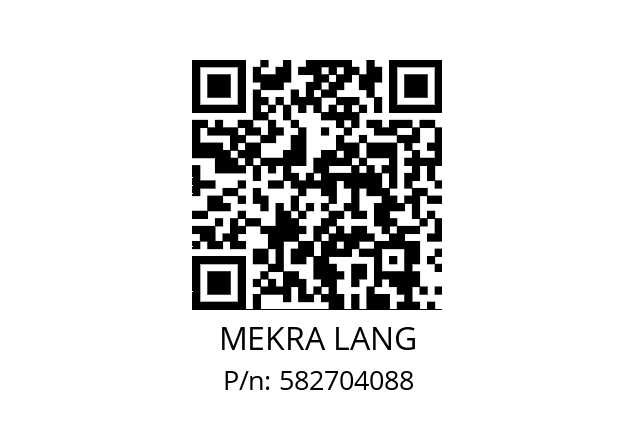   MEKRA LANG 582704088