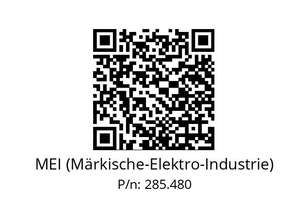   MEI (Märkische-Elektro-Industrie) 285.480