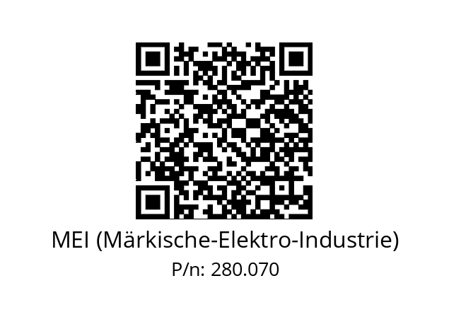   MEI (Märkische-Elektro-Industrie) 280.070