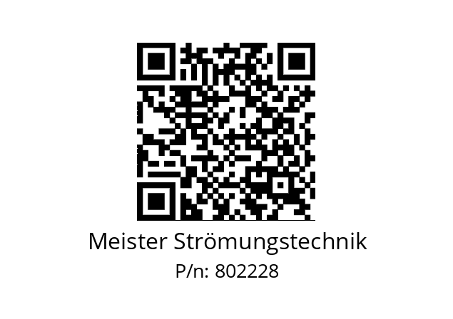   Meister Strömungstechnik 802228