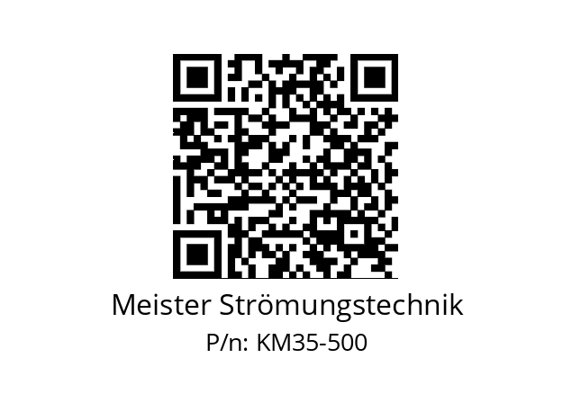   Meister Strömungstechnik KM35-500