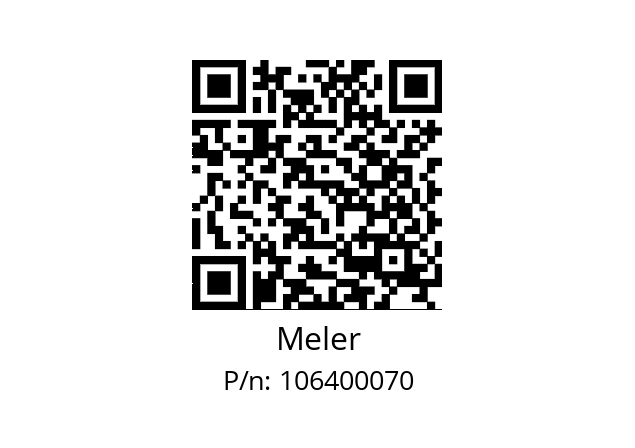   Meler 106400070