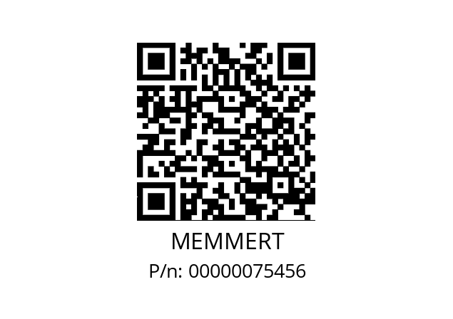   MEMMERT 00000075456