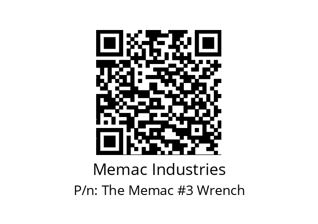   Memac Industries The Memac #3 Wrench