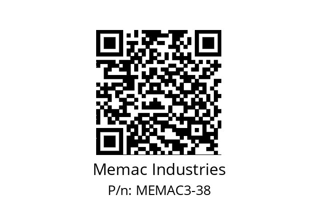   Memac Industries MEMAC3-38