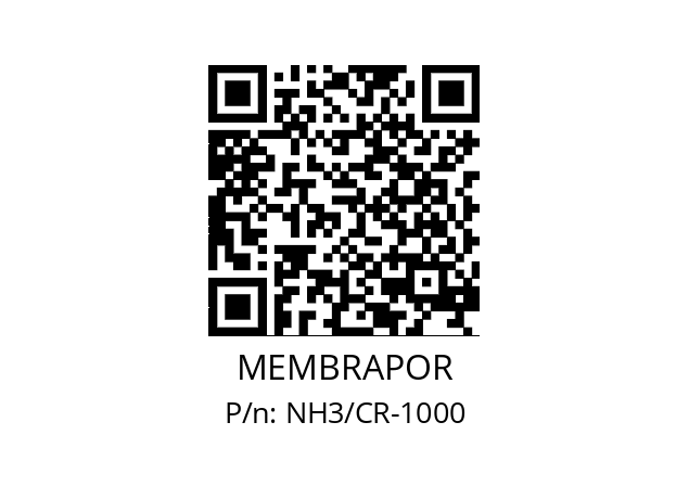   MEMBRAPOR NH3/CR-1000