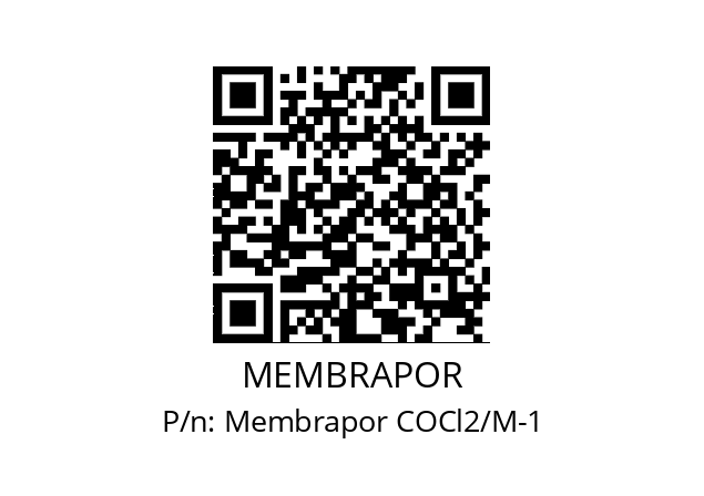   MEMBRAPOR Membrapor COCl2/M-1