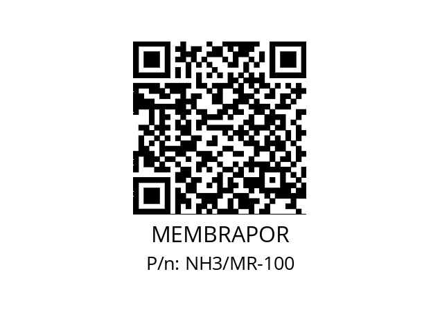   MEMBRAPOR NH3/MR-100