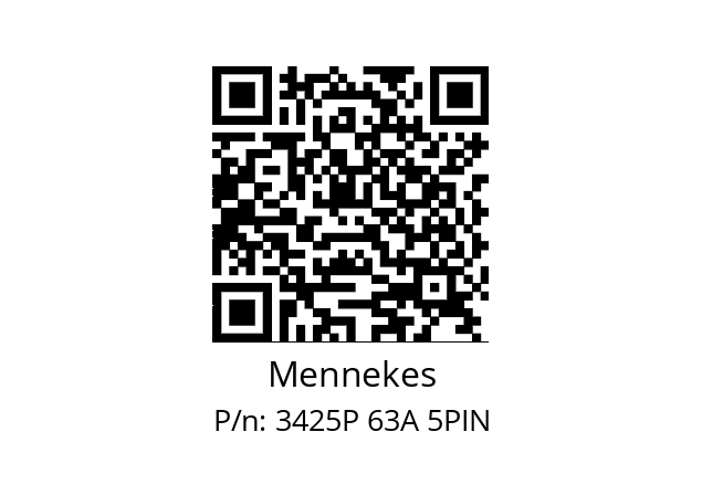   Mennekes 3425P 63A 5PIN