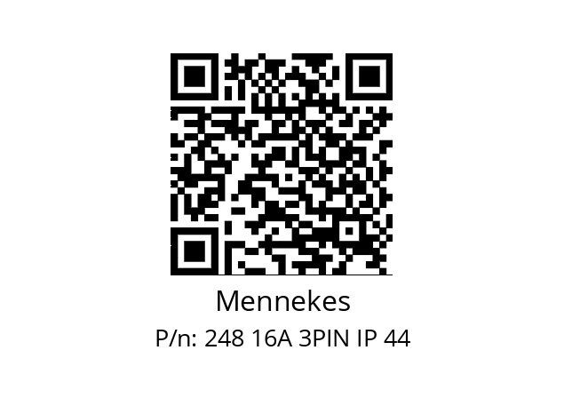   Mennekes 248 16A 3PIN IP 44