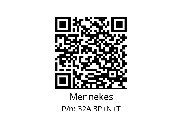   Mennekes 32A 3P+N+T