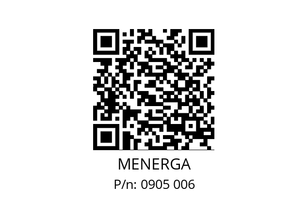   MENERGA 0905 006