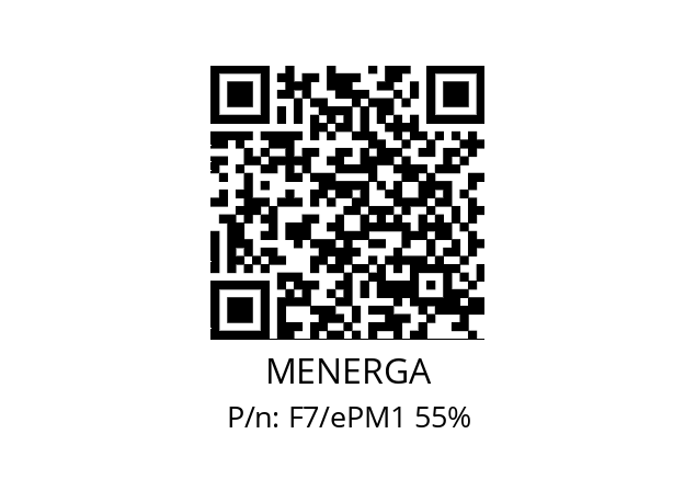   MENERGA F7/ePM1 55%