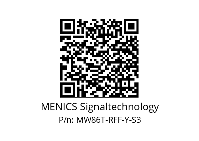   MENICS Signaltechnology MW86T-RFF-Y-S3