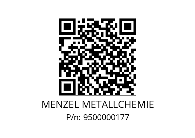   MENZEL METALLCHEMIE 9500000177