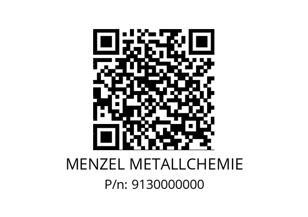   MENZEL METALLCHEMIE 9130000000