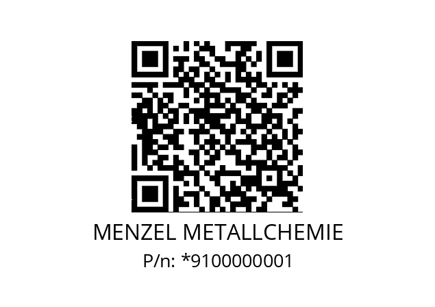   MENZEL METALLCHEMIE *9100000001