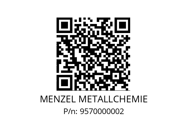   MENZEL METALLCHEMIE 9570000002