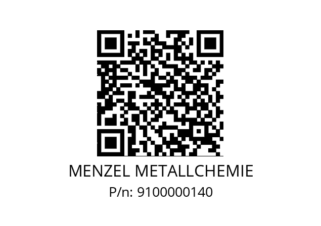   MENZEL METALLCHEMIE 9100000140