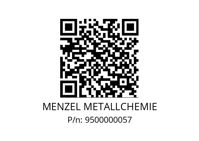   MENZEL METALLCHEMIE 9500000057