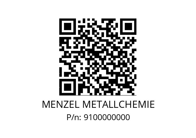   MENZEL METALLCHEMIE 9100000000