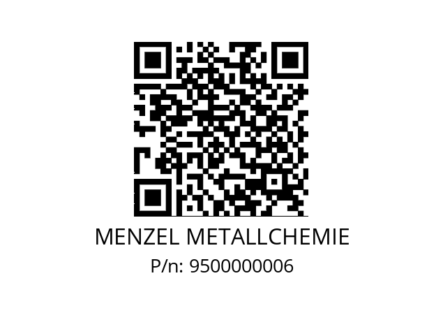   MENZEL METALLCHEMIE 9500000006