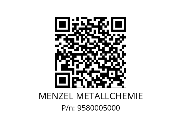   MENZEL METALLCHEMIE 9580005000