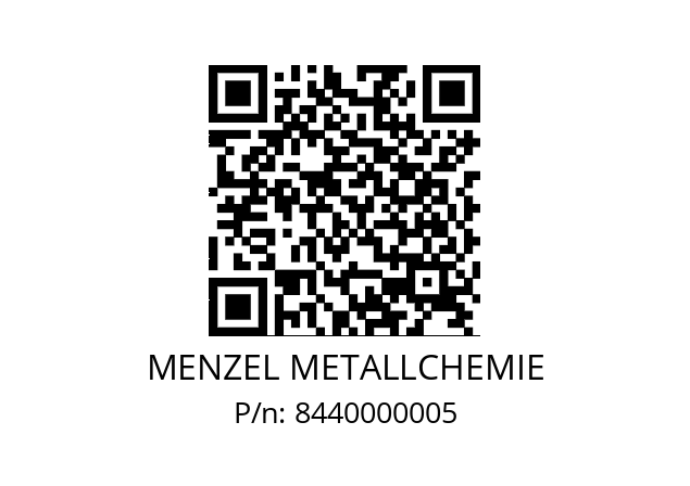   MENZEL METALLCHEMIE 8440000005