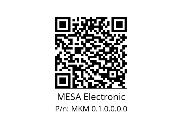   MESA Electronic MKM 0.1.0.0.0.0