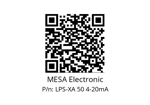   MESA Electronic LPS-XA 50 4-20mA