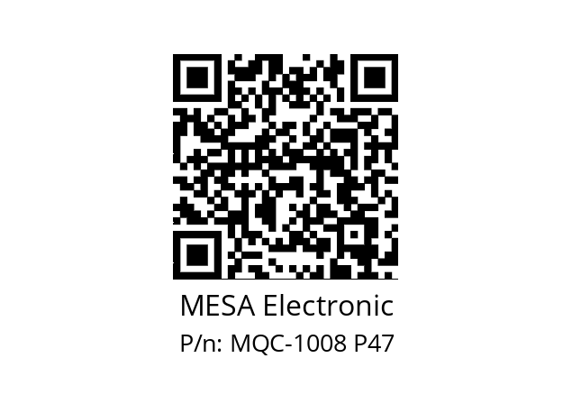 Ballast  MESA Electronic MQC-1008 P47