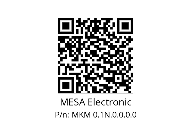   MESA Electronic MKM 0.1N.0.0.0.0