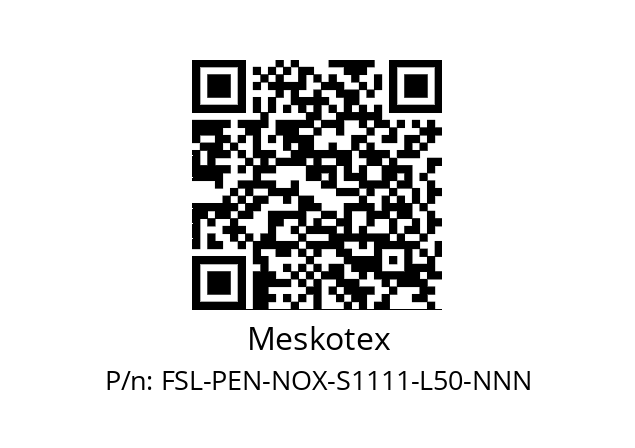   Meskotex FSL-PEN-NOX-S1111-L50-NNN