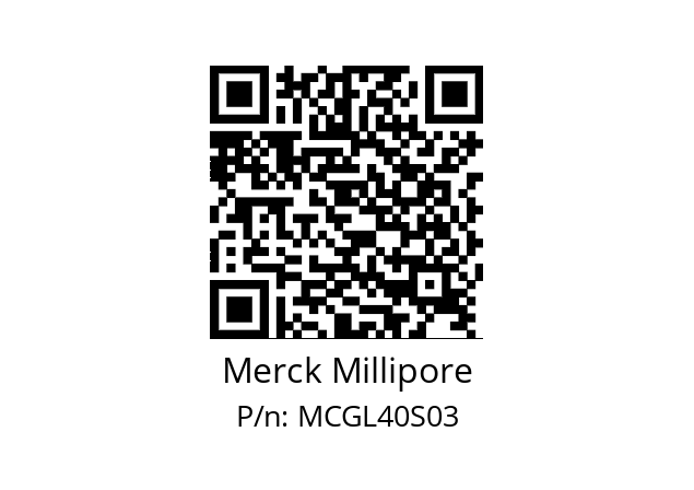   Merck Millipore MCGL40S03