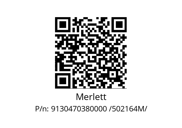   Merlett 9130470380000 /502164M/