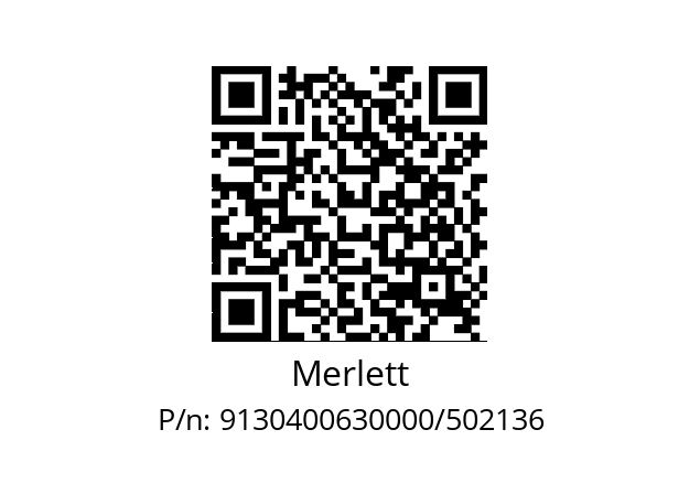   Merlett 9130400630000/502136