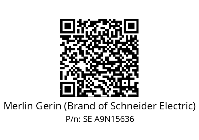   Merlin Gerin (Brand of Schneider Electric) SE A9N15636