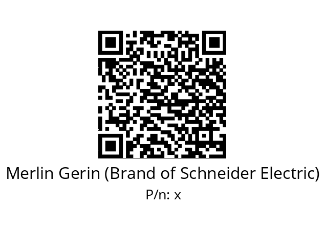   Merlin Gerin (Brand of Schneider Electric) х