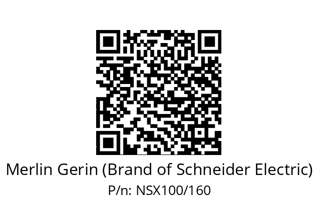   Merlin Gerin (Brand of Schneider Electric) NSX100/160