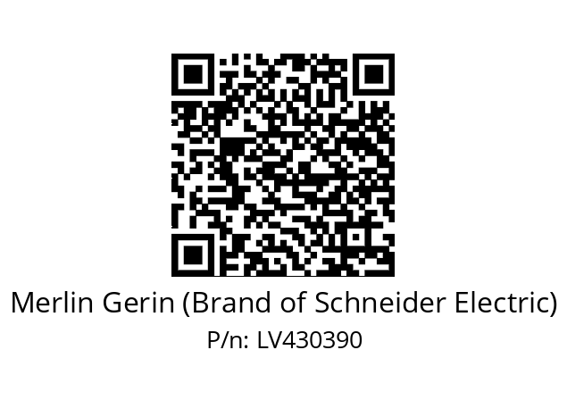   Merlin Gerin (Brand of Schneider Electric) LV430390