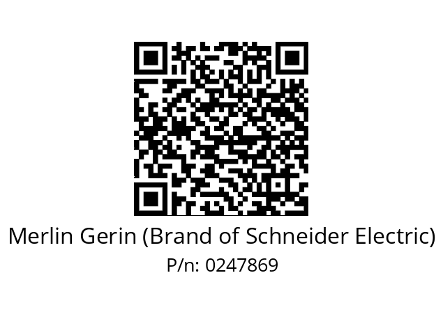   Merlin Gerin (Brand of Schneider Electric) 0247869