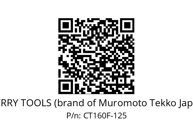   MERRY TOOLS (brand of Muromoto Tekko Japan) CT160F-125