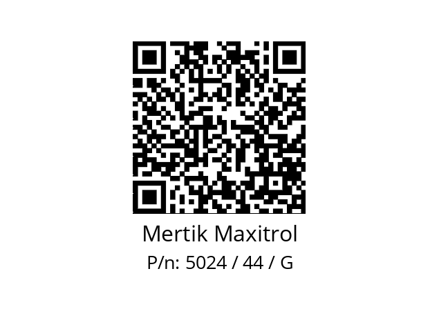  325 - 3M - 44 - M024  Mertik Maxitrol 5024 / 44 / G