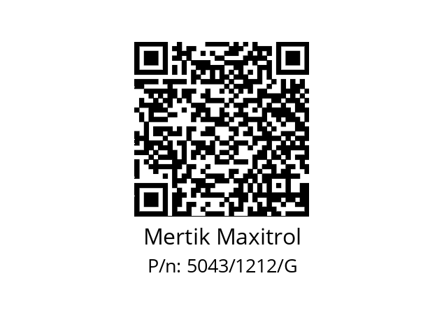  210 DM - 1212 - M007 Mertik Maxitrol 5043/1212/G