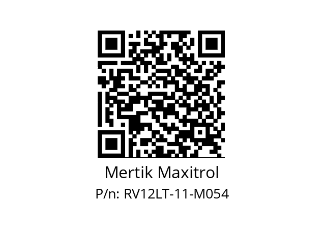   Mertik Maxitrol RV12LT-11-M054