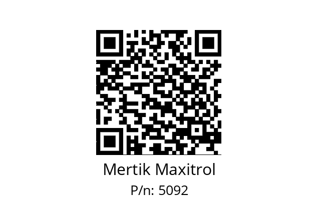   Mertik Maxitrol 5092